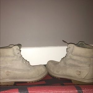 Grey Timberland Boots
